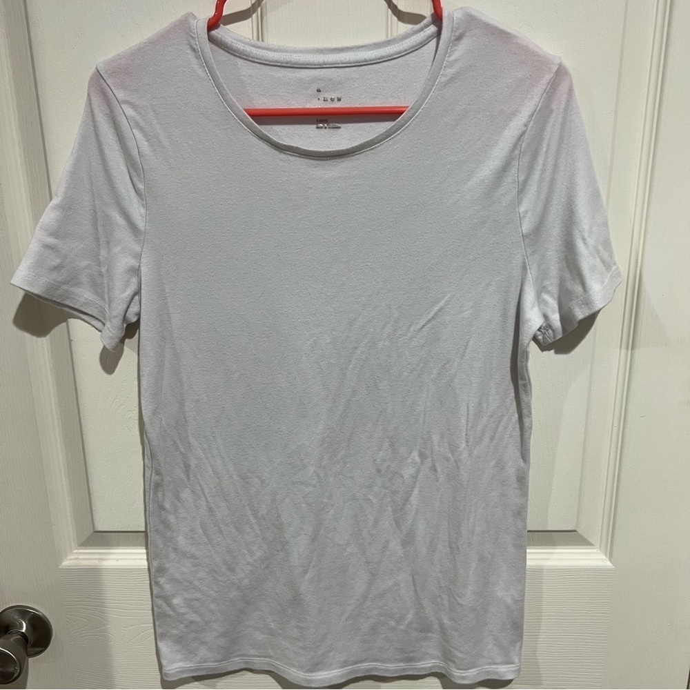 A new day basic white tee L